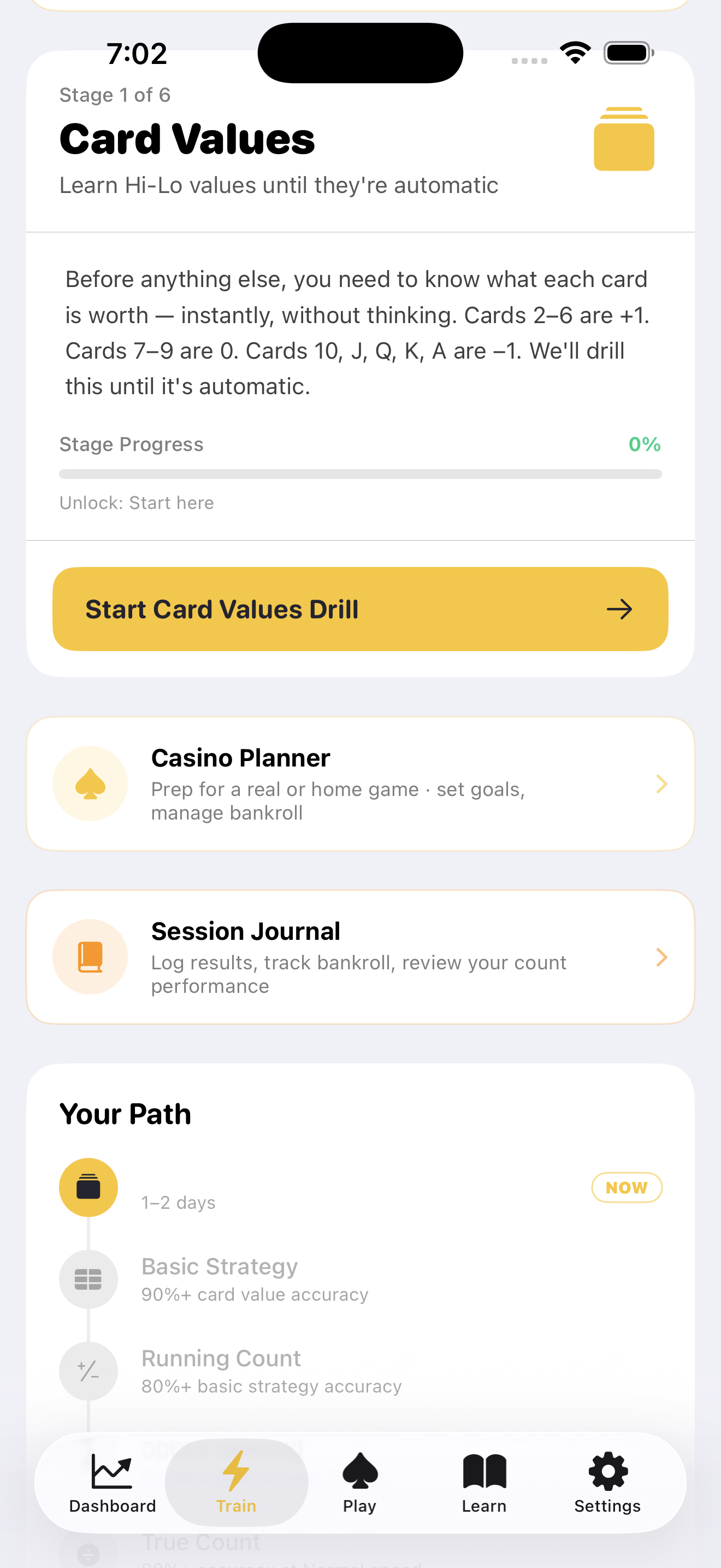 Training Plan